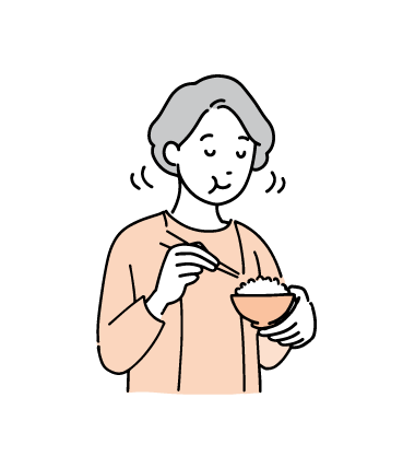 しっかり噛むイメージ